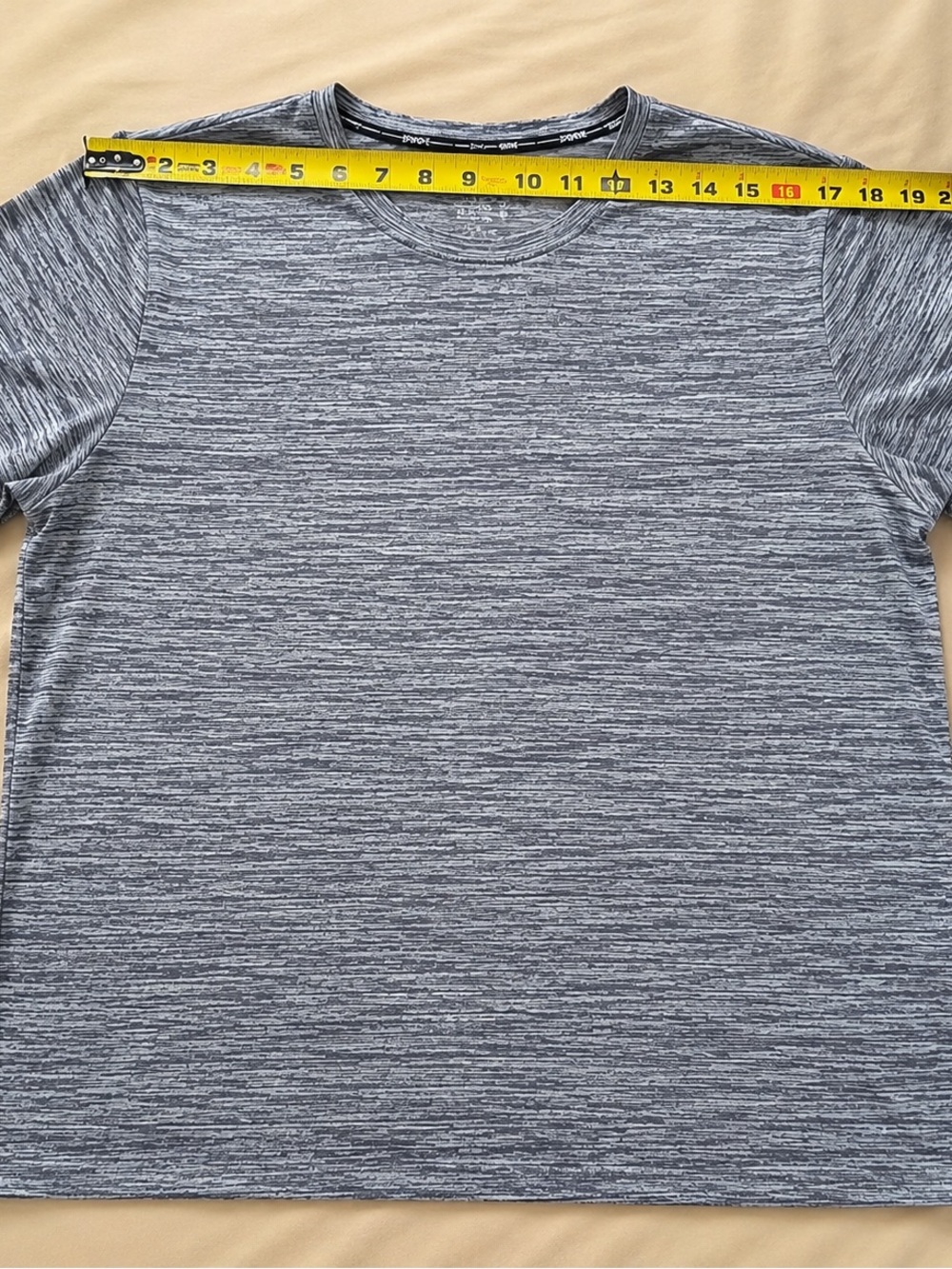 Sporto Heathered Gray Short-Sleeve Crew Tee